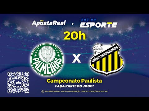 PALMEIRAS X NOVORIZONTINO - NARRAÇÃO AO VIVO | CAMPEONATO PAULISTA - 28/03/2024