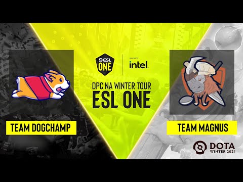 Dota2 - Team DogChamp vs. Team Magnus - Game 1 - DPC NA Winter Tour - ESL One