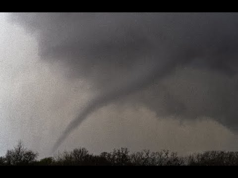 Texas Tornado Outbreak in 4K - March 21, 2022 - Elgin, TX