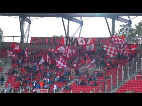 Sieradz to miasto Widzewa! | Kibice gości na trybunach | Widzew - Warta Sieradz