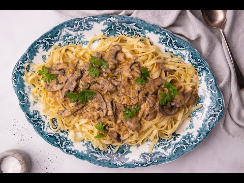 Tasty Mushroom Stroganoff Dinner Recipe