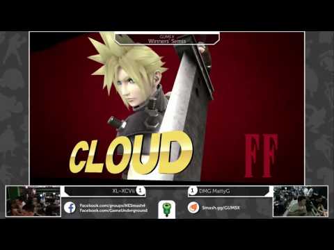 GUMS X Singles (Winner's Semis) - A2 XL-97 (Cloud) vs DMG MattyG (Cloud/Megaman)