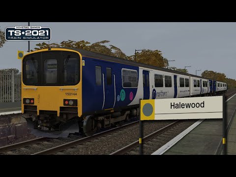 Trains at Halewood, Liverpool to Manchester Line | Train Simulator 2021