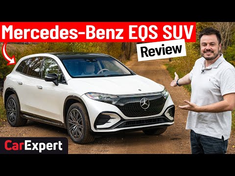 2023 Mercedes-Benz EQS SUV (inc. 0-100) detailed 7 seat review