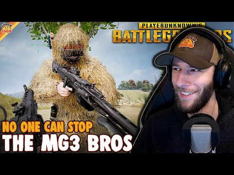 No One Can Stop THE MG3 BROS ft. HollywoodBob | chocoTaco PUBG Erangel Duos Gameplay