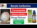 Baryta Carbonicum Homeopathic Medicine Drug Picture Materia Medica Bhms Baryta Materiamedica