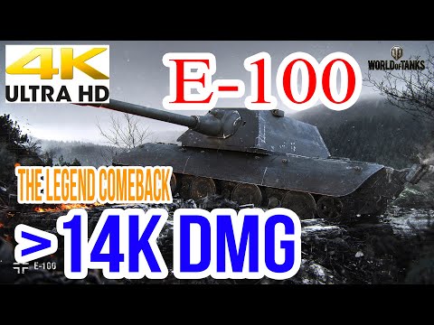 E-100: The Legend comeback - WOT Replays 4K HD