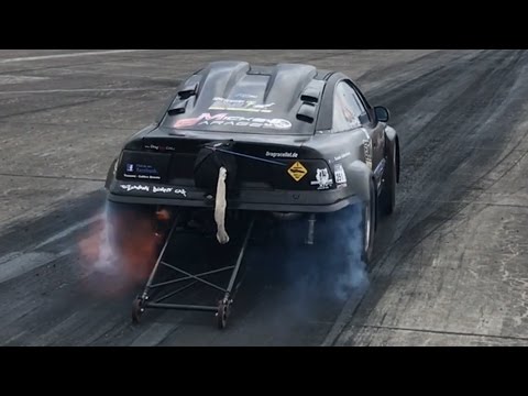 Opel Calibra R30 Turbo Bi-Moto 1400+PS Tsunami Hinterrad abgerissen beim Start