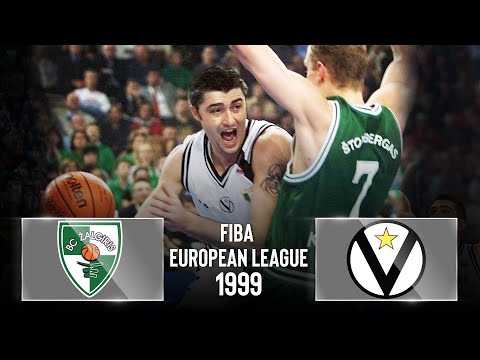 Баскетбол Zalgiris Kaunas v Kinder Bologna | FINAL | Classic Full Game — FIBA European League 1999