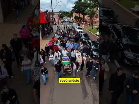 Último adeus ao Vovô Anésio emociona seguidores e comove cidade inteira
