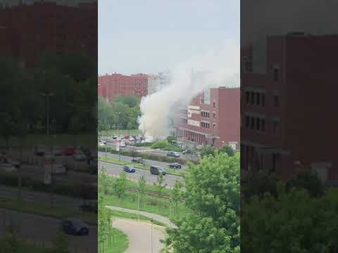 INCENDIO ESSELUNGA VIA DE I MISSAGLIA MILANO