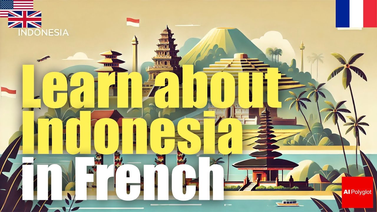 Learn about Indonesia in French | Passive listening | L2Language | with hiragana episode artwork