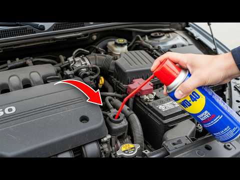 Besprühen Sie diesen Teil Ihres Autos mit wd 40 und Sie werden von den Ergebnissen begeistert sein