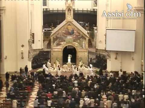 Messa in Coena Domini alla Porziuncola