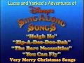 Lucas And Yankee S Adventures Of Disney S Sing Along Songs Promo 3 Read Description Also