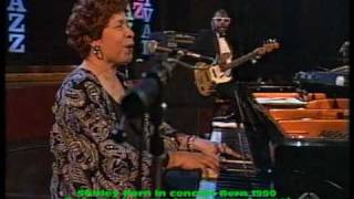 Shirley Horn in concert Bern 1990 part 1 This is the end of a beautiful friendship