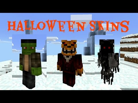 GlobeySlowby - Top 3 Halloween skins! Halloween special Minecraft PE skins