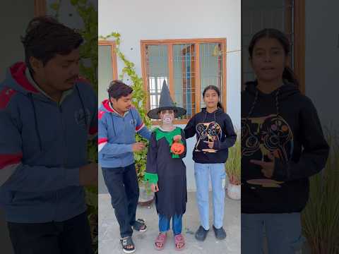 Lavi Ne pahna Halloween party dress 🤔😳 #short #bhoot