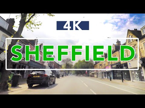 SHEFFIELD | Ecclesall Road to Crookes  | Sheffield Drive in 4K