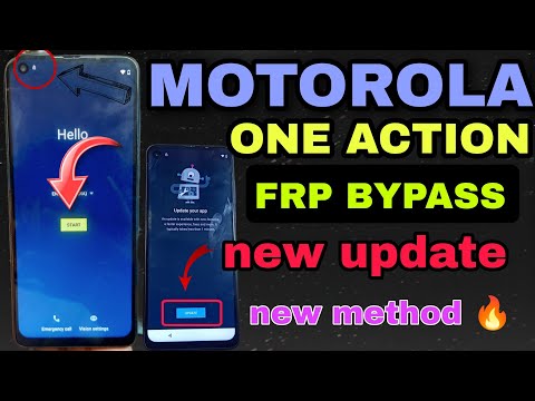 Motorola One Action (XT2013), Remove Google Account, Bypass FRP.  Android 11 Update Without Pc |