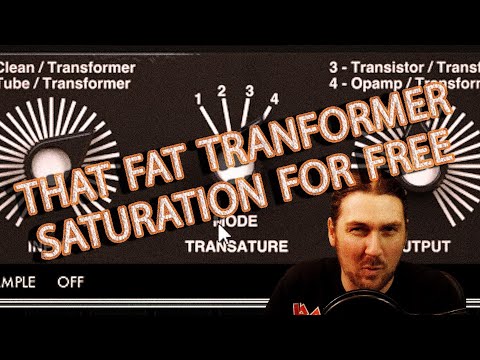 Free Plugin Friday | Analog Obsession Transature Tranformer Saturation Plugin