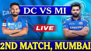 Live: DC VS MI, Match 2 | MI VS DC LIVE | Delhi vs Mumbai live match today | IPL 2022 Live