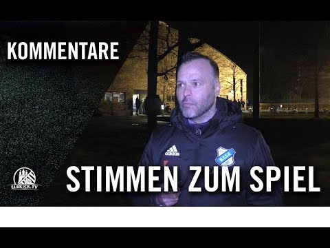 Die Stimmen zum Spiel I Niendorfer TSV - FC Süderelbe (23. Spieltag-Oberliga Hamburg)