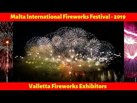 Valletta - Malta International Fireworks Festival 2019 - Fireworks Show