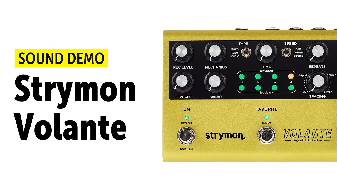 Volante Magnetic Tape Delay - Delay Pedal - Strymon Volante Magnetic Tape Delay - Delay Pedal - Strymon