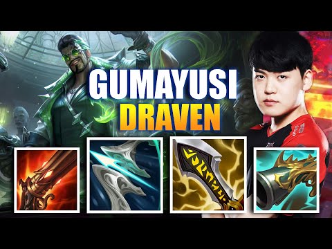 GUMAYUSI THE DRAVEN GOD IS BACK! - T1 Gumayusi Plays Draven ADC vs Aphelios! | Season 2022