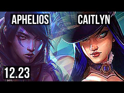 APHELIOS & Blitz vs CAIT & Lulu (ADC) | 8/0/2, Legendary, 300+ games | KR Master | 12.23