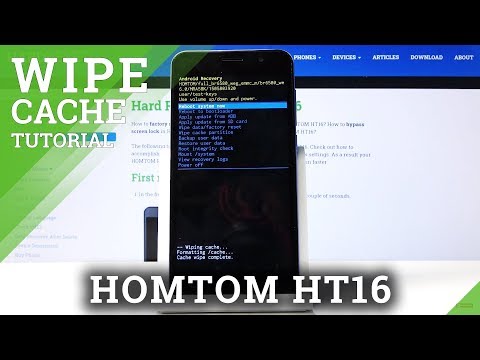 How to Wipe Cache on Homtom Ht16 – Make Your Phone Work Faster