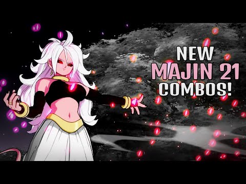 NEW Majin 21 Combos in the 1.40 PATCH!!! [DBFZ] 