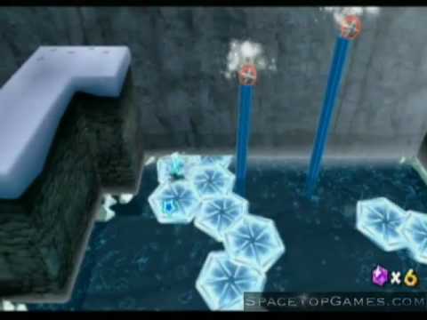 Super Mario Galaxy Walkthrough Part 35 - Bedroom - Freezeflame - Frozen Peak of Baron Brrr