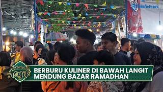 Bazar Ramadan Sawojajar, Kuliner Ramai di Tengah Cuaca Mendung