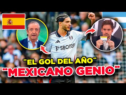 SPANIARDS AND ARGENTINES ARE EXCITED BY RAÚL JIMÉNEZ'S GREAT GOAL! THE MEXICAN IN ENGLAND