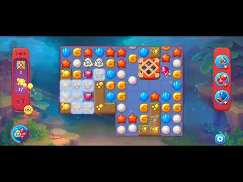 Fishdom Hard Level 11406 (with full seashell) @choraelmin