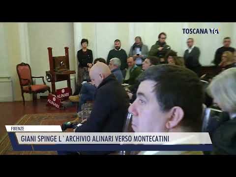 2022-11-24 FIRENZE - GIANI SPINGE L'ARCHIVIO ALINARI VERSO MONTECATINI