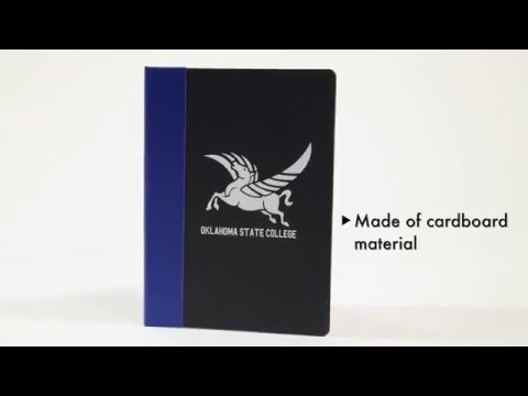 Eco Notebook with Colored Flags 5 x 7