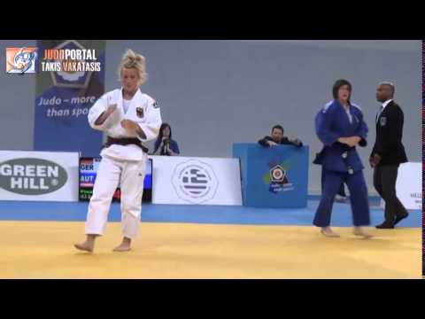 European Judo Championships Cadets Athens 2014 Final -63kg REIMANN Lara (GER) - POLLERES (AUT)
