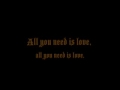 All You Need Is Love - The Beatles lyrics 
