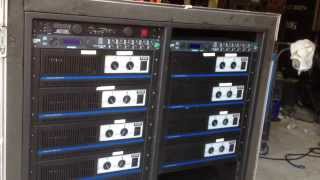 TCS Audio System -- 40,000 watts! Eight 3-Way Cabs + Power Amps  - For Sale