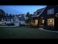 Night Walk Through North Carolina Neighborhoods With Cicadas Nature Sounds For Sleep And Study
