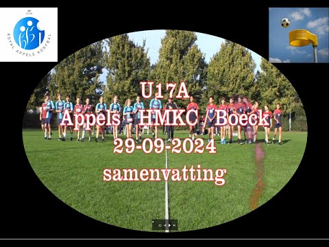 Korfbal   U17A  Appels - HMKN / Boeck  29-09-2024  samenvatting
