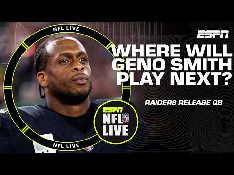 🚨 The Raiders release QB Geno Smith 🚨 | NFL Live