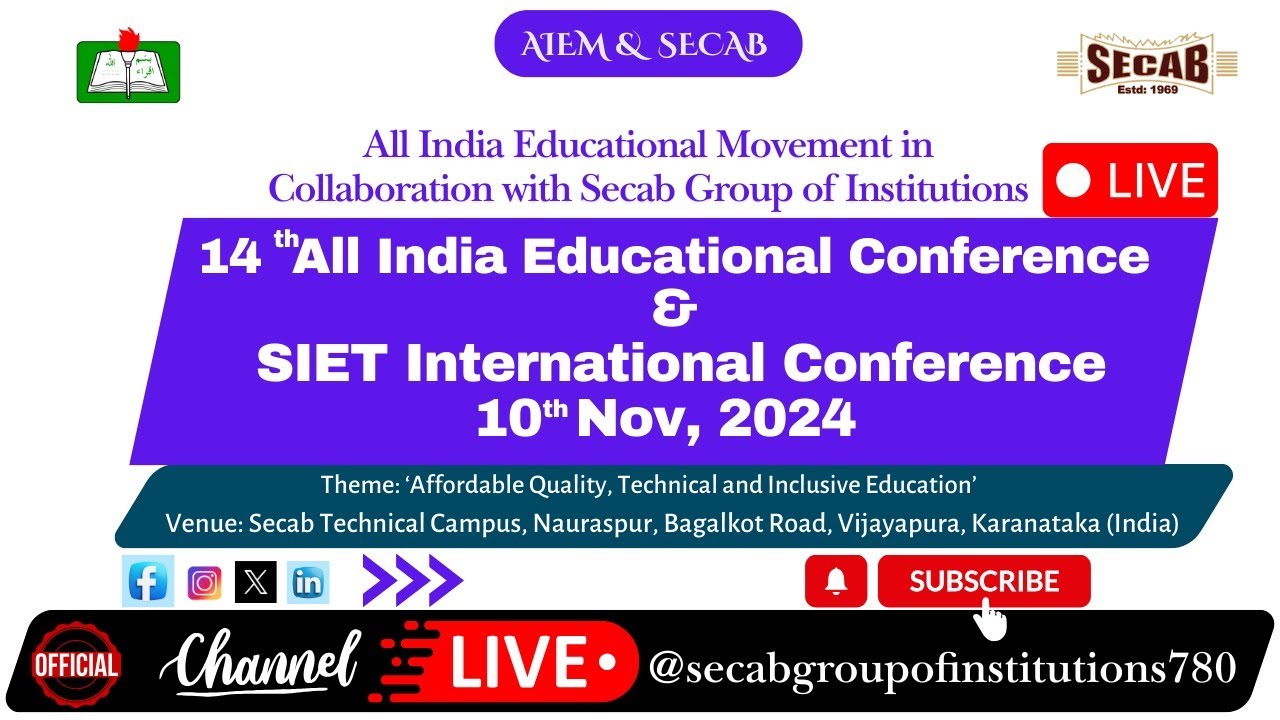 AIEM & SECAB Conference 2024 Valedictory Session