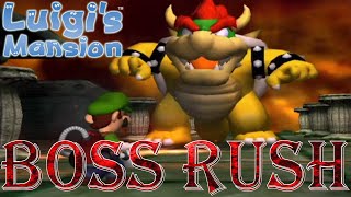 Luigi's Mansion - Boss Rush (PAL Hidden Mansion, No Damage)