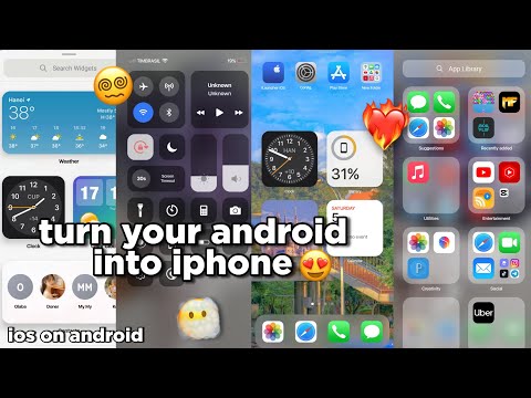 iOS 16 Launcher for Android! Updated 2022 - widgets, library and assistive touch | hey tutorials ✨