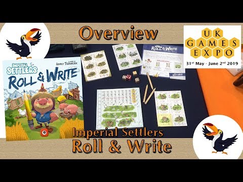 Imperial Settlers Roll and Write Overview - YouTube