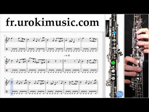 Cours de Hautbois Greensleeves Tuto Partitions Partie#2 um-b829